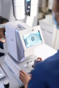 Авторефкератометр Huvitz с сенсорным экраном — проверка зрения в RB CLINIC